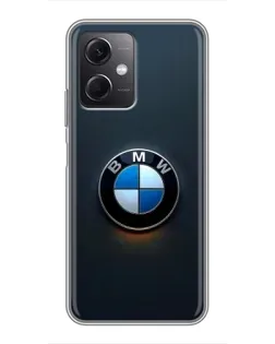 Чохол для Xiaomi Redmi Note 12 (5G) з картинкою «Логотип BMW — мінімалізм» Чохол для Xiaomi Redmi Note 12 (5G) з картинкою «Логотип BMW — мінімалізм»