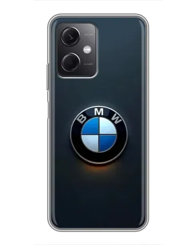 Чохол для Xiaomi Redmi Note 12 (5G) з картинкою «Логотип BMW — мінімалізм» Чохол для Xiaomi Redmi Note 12 (5G) з картинкою «Логотип BMW — мінімалізм»