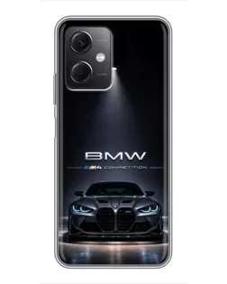 Чохол для Xiaomi Redmi Note 12 (5G) з картинкою «BMW крізь нічне місто» Чохол для Xiaomi Redmi Note 12 (5G) з картинкою «BMW крізь нічне місто»