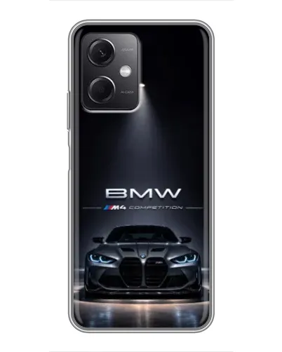 Чехол для Xiaomi Redmi Note 12 (5G) с картинкой «BMW сквозь ночной город» Чехол для Xiaomi Redmi Note 12 (5G) с картинкой «BMW сквозь ночной город»