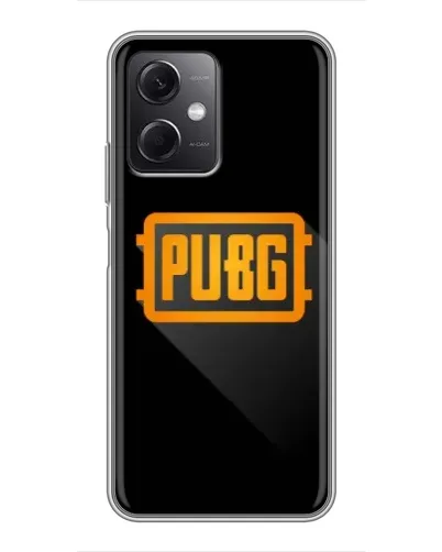 Чохол для Xiaomi Redmi Note 12 (5G) з картинкою «PUBG — рамка лого» Чохол для Xiaomi Redmi Note 12 (5G) з картинкою «PUBG — рамка лого»