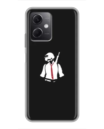 Чохол для Xiaomi Redmi Note 12 (5G) з картинкою «PUBG — силует воїна» Чохол для Xiaomi Redmi Note 12 (5G) з картинкою «PUBG — силует воїна»
