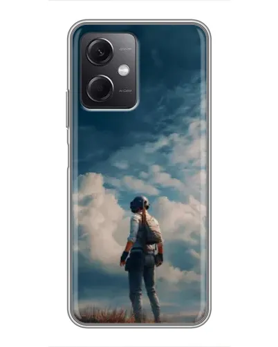 Чохол для Xiaomi Redmi Note 12 (5G) з картинкою «Герой PUBG на скелі» Чохол для Xiaomi Redmi Note 12 (5G) з картинкою «Герой PUBG на скелі»