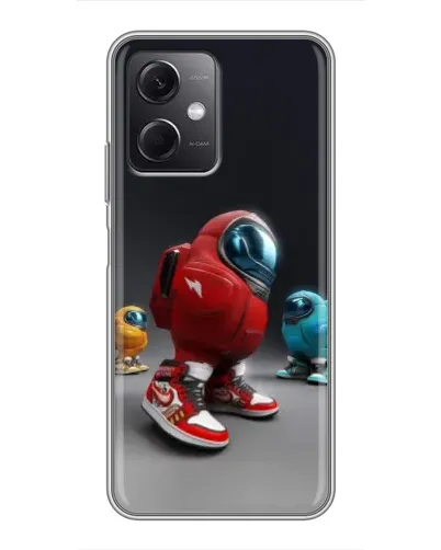 Чохол для Xiaomi Redmi Note 12 (5G) з картинкою «Among Us — 3D стиль»
