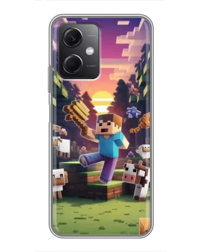 Чохол для Xiaomi Redmi Note 12 (5G) з картинкою «Стів на фермі» Чохол для Xiaomi Redmi Note 12 (5G) з картинкою «Стів на фермі»