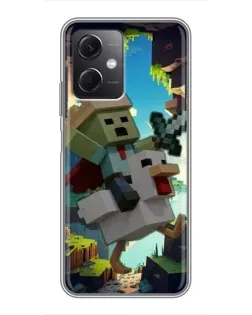 Чохол для Xiaomi Redmi Note 12 (5G) з картинкою «Стів та гусь»