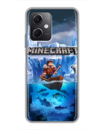 Чохол для Xiaomi Redmi Note 12 (5G) з картинкою «Minecraft льодянийсвіт» Чохол для Xiaomi Redmi Note 12 (5G) з картинкою «Minecraft льодянийсвіт»