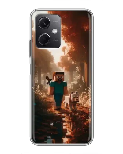 Чохол для Xiaomi Redmi Note 12 (5G) з картинкою «Стів у лісі» Чохол для Xiaomi Redmi Note 12 (5G) з картинкою «Стів у лісі»