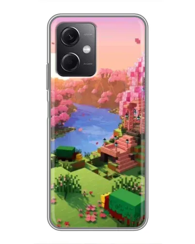 Чохол для Xiaomi Redmi Note 12 (5G) з картинкою «Рожеве дерево Minecraft» Чохол для Xiaomi Redmi Note 12 (5G) з картинкою «Рожеве дерево Minecraft»