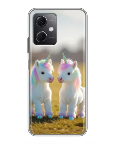 Чехол для Xiaomi Redmi Note 12 (5G) с картинкой «Пара единорогов» Чехол для Xiaomi Redmi Note 12 (5G) с картинкой «Пара единорогов»