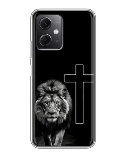 Чохол для Xiaomi Redmi Note 12 (5G) з картинкою «Лев та Хрест» Чохол для Xiaomi Redmi Note 12 (5G) з картинкою «Лев та Хрест»