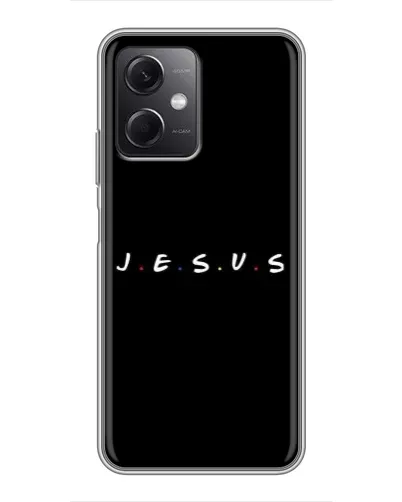 Чохол для Xiaomi Redmi Note 12 (5G) з картинкою «Крапки віри J.E.S.U.S.» Чохол для Xiaomi Redmi Note 12 (5G) з картинкою «Крапки віри J.E.S.U.S.»