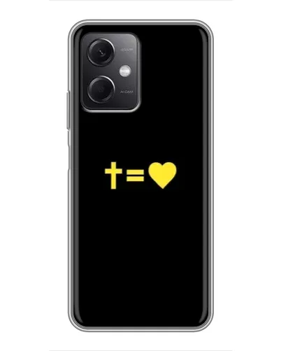 Чохол для Xiaomi Redmi Note 12 (5G) з картинкою «Серце та Хрест» Чохол для Xiaomi Redmi Note 12 (5G) з картинкою «Серце та Хрест»