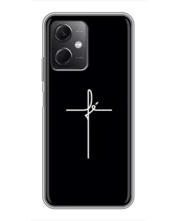 Чехол для Xiaomi Redmi Note 12 (5G) с картинкой «Тонкий крест» Чехол для Xiaomi Redmi Note 12 (5G) с картинкой «Тонкий крест»
