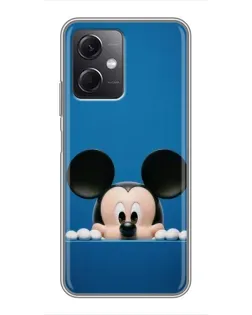 Чехол для Xiaomi Redmi Note 12 (5G) с картинкой «Микки выглядывает» Чехол для Xiaomi Redmi Note 12 (5G) с картинкой «Микки выглядывает»