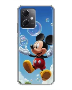 Чехол для Xiaomi Redmi Note 12 (5G) с картинкой «Mickey и мыльные пузыри» Чехол для Xiaomi Redmi Note 12 (5G) с картинкой «Mickey и мыльные пузыри»