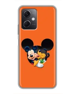 Чехол для Xiaomi Redmi Note 12 (5G) с картинкой «Сердце Микки Минни» Чехол для Xiaomi Redmi Note 12 (5G) с картинкой «Сердце Микки Минни»