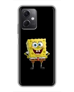 Чехол для Xiaomi Redmi Note 12 (5G) с картинкой «Классический Губка Боб»