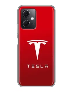 Чохол для Xiaomi Redmi Note 12 (5G) з картинкою «Tesla Red Classic»