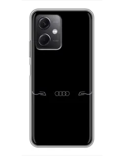 Чехол для Xiaomi Redmi Note 12 (5G) с картинкой «Audi — световой подпись» Чехол для Xiaomi Redmi Note 12 (5G) с картинкой «Audi — световой подпись»