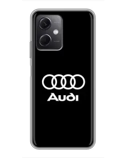 Чехол для Xiaomi Redmi Note 12 (5G) с картинкой «Классическое лого Audi» Чехол для Xiaomi Redmi Note 12 (5G) с картинкой «Классическое лого Audi»