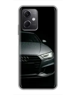 Чехол для Xiaomi Redmi Note 12 (5G) с картинкой «Audi — детализация кузова» Чехол для Xiaomi Redmi Note 12 (5G) с картинкой «Audi — детализация кузова»