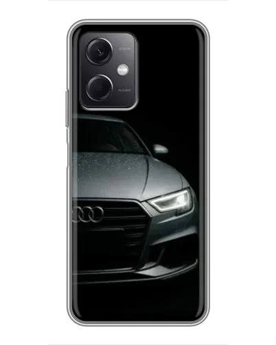 Чехол для Xiaomi Redmi Note 12 (5G) с картинкой «Audi — детализация кузова» Чехол для Xiaomi Redmi Note 12 (5G) с картинкой «Audi — детализация кузова»