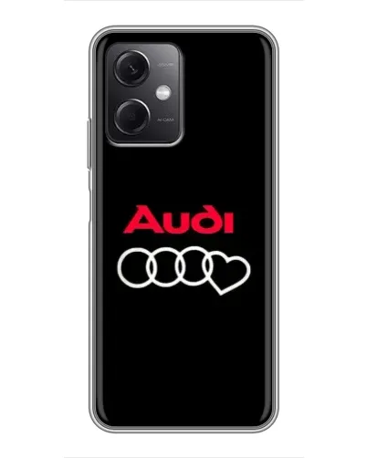 Чехол для Xiaomi Redmi Note 12 (5G) с картинкой «Логотип Audi Heart» Чехол для Xiaomi Redmi Note 12 (5G) с картинкой «Логотип Audi Heart»