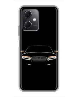 Чехол для Xiaomi Redmi Note 12 (5G) с картинкой «Audi — ночной контур» Чехол для Xiaomi Redmi Note 12 (5G) с картинкой «Audi — ночной контур»