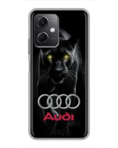 Чехол для Xiaomi Redmi Note 12 (5G) с картинкой «Пантера и Audi» Чехол для Xiaomi Redmi Note 12 (5G) с картинкой «Пантера и Audi»