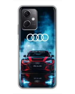 Чехол для Xiaomi Redmi Note 12 (5G) с картинкой «Audi Sport — неон» Чехол для Xiaomi Redmi Note 12 (5G) с картинкой «Audi Sport — неон»