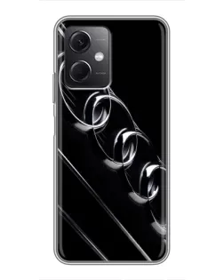 Чехол для Xiaomi Redmi Note 12 (5G) с картинкой «Audi — абстрактные кольца» Чехол для Xiaomi Redmi Note 12 (5G) с картинкой «Audi — абстрактные кольца»
