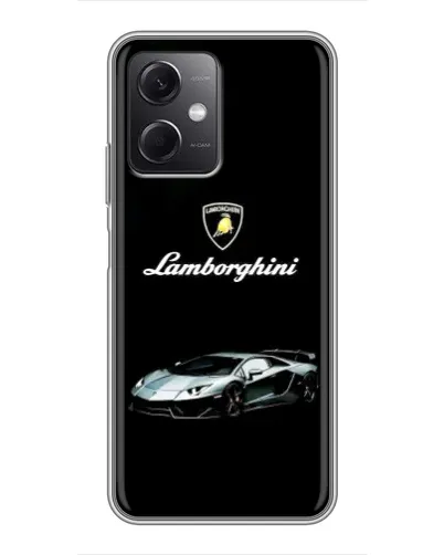 Чехол для Xiaomi Redmi Note 12 (5G) с картинкой «Логотип Lamborghini классика»