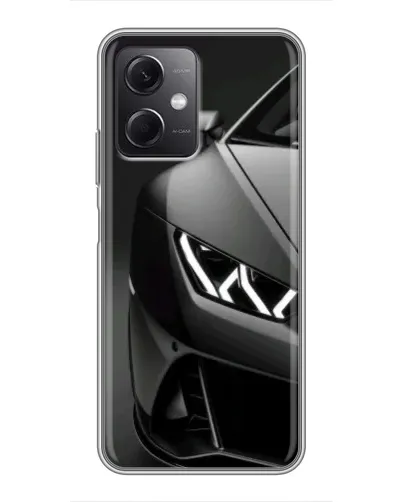 Чехол для Xiaomi Redmi Note 12 (5G) с картинкой «Lamborghini фары детализация»