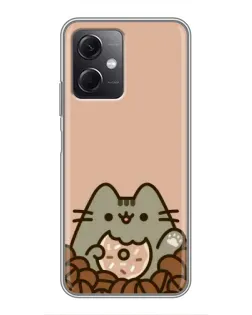 Чехол для Xiaomi Redmi Note 12 (5G) с картинкой «Кофейный Пушин»