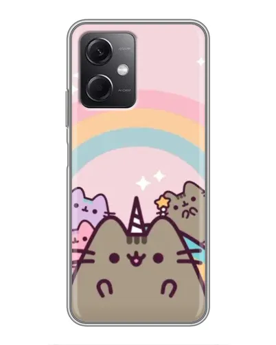 Чехол для Xiaomi Redmi Note 12 (5G) с картинкой «Единорог Pusheen»