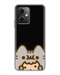 Чехол для Xiaomi Redmi Note 12 (5G) с картинкой «Пушин на черном»