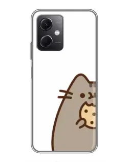 Чехол для Xiaomi Redmi Note 12 (5G) с картинкой «Пушин с печеньем»