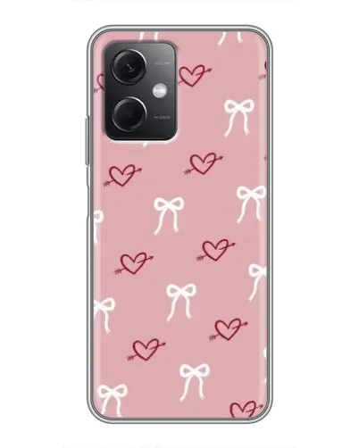 Чохол для Xiaomi Redmi Note 12 (5G) з картинкою «Серця та банти» Чохол для Xiaomi Redmi Note 12 (5G) з картинкою «Серця та банти»