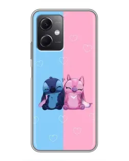 Чохол для Xiaomi Redmi Note 12 (5G) з картинкою «Stitch та Angel Love»