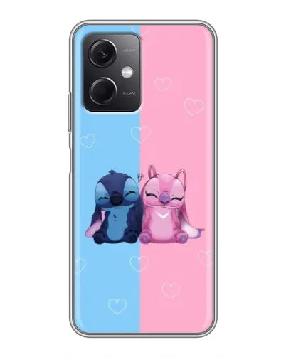 Чохол для Xiaomi Redmi Note 12 (5G) з картинкою «Stitch та Angel Love» Чохол для Xiaomi Redmi Note 12 (5G) з картинкою «Stitch та Angel Love»