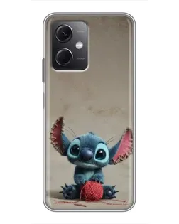 Чохол для Xiaomi Redmi Note 12 (5G) з картинкою «Стіч на чоричневому фоні»