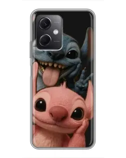 Чохол для Xiaomi Redmi Note 12 (5G) з картинкою «Стіч та Ангел»