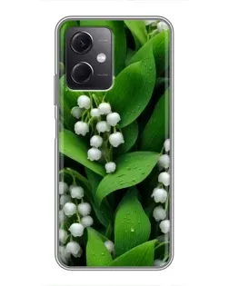 Чехол для Xiaomi Redmi Note 12 (5G) с картинкой «Ландыши в зелени»