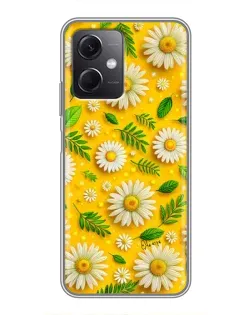 Чехол для Xiaomi Redmi Note 12 (5G) с картинкой «Ромашковое солнце»