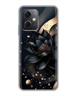 Чехол для Xiaomi Redmi Note 12 (5G) с картинкой «Черный лотос»