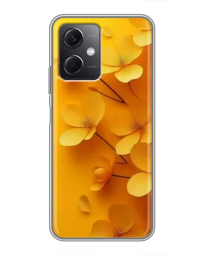 Чехол для Xiaomi Redmi Note 12 (5G) с картинкой «Золотые лепестки»