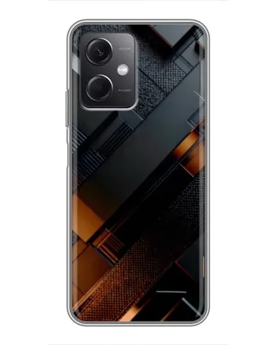 Чехол для Xiaomi Redmi Note 12 (5G) с картинкой «Черные геометрические блоки» Чехол для Xiaomi Redmi Note 12 (5G) с картинкой «Черные геометрические блоки»