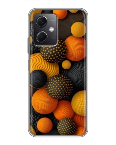 Чехол для Xiaomi Redmi Note 12 (5G) с картинкой «Объемные оранжевые сферы» Чехол для Xiaomi Redmi Note 12 (5G) с картинкой «Объемные оранжевые сферы»
