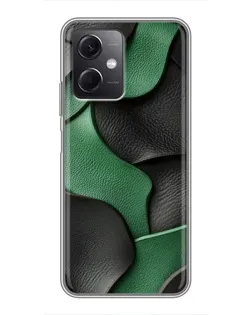 Чохол для Xiaomi Redmi Note 12 (5G) з картинкою «Зелені шкіряні хвилі» Чохол для Xiaomi Redmi Note 12 (5G) з картинкою «Зелені шкіряні хвилі»
